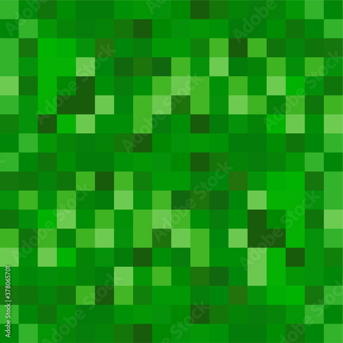 Pixel background. The concept of games background. Vector illustration