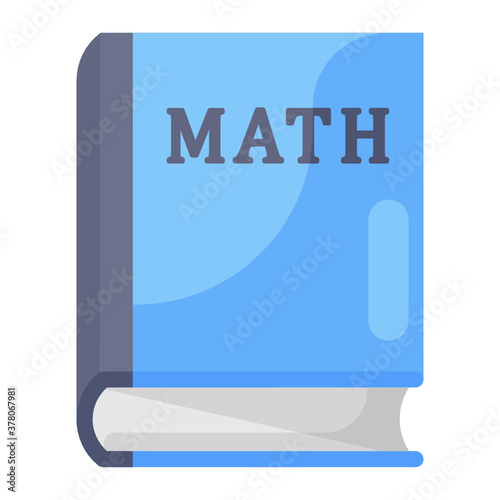 
Maths book vector style, curriculum
