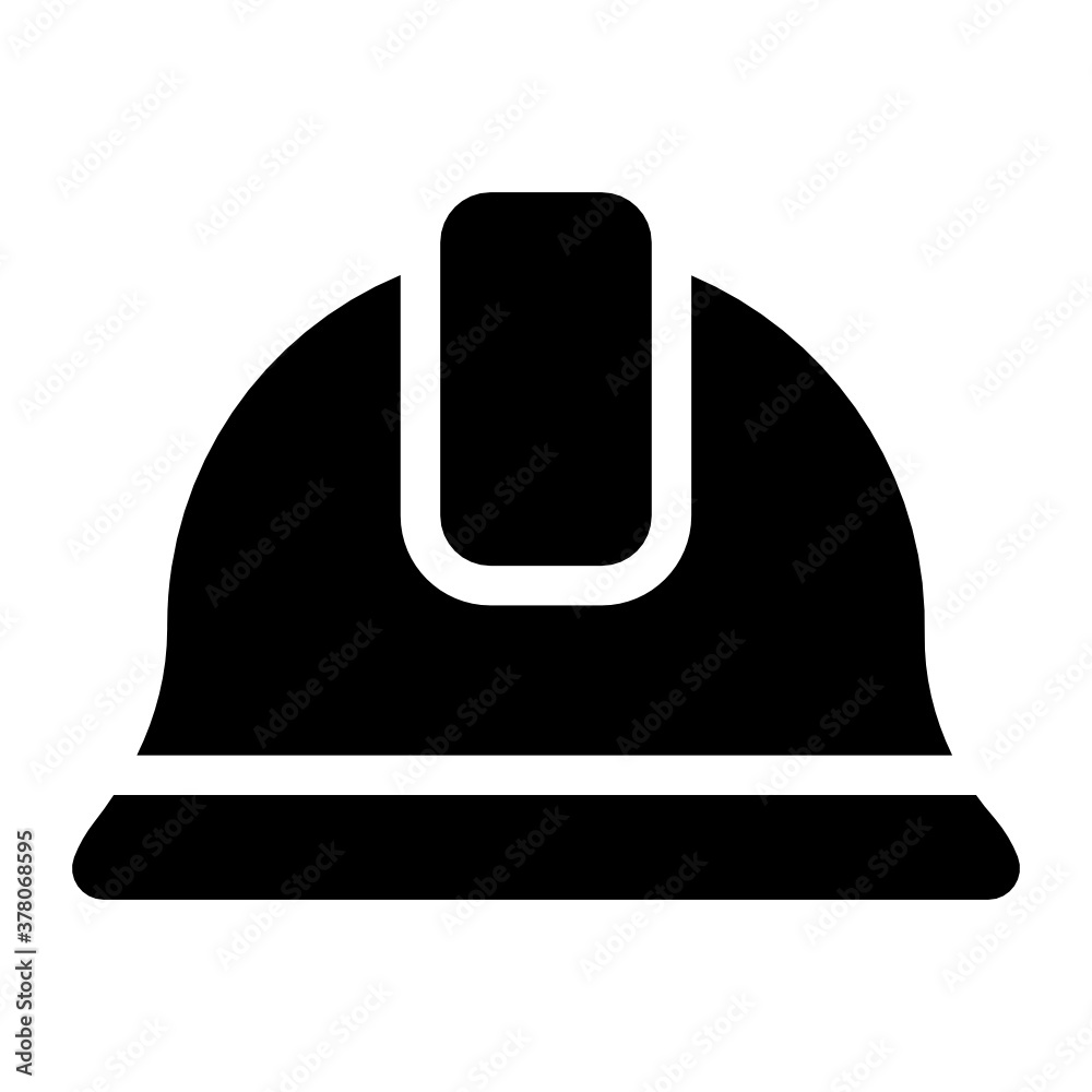 Hard hat icon style, headwear in flat vector
Hard hat icon style, headwear in flat vector