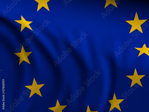 EU flag background