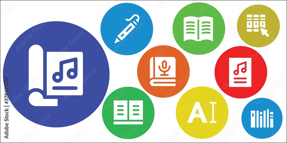 publishing icon set publishing icon set