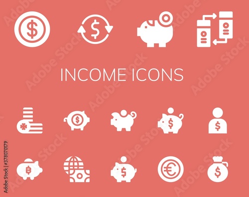 income icon set
