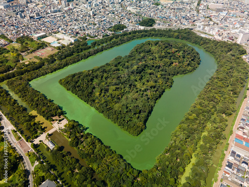 Mozu-Furuichi Kofun Group(48MP High Resolution Aerial View). photo