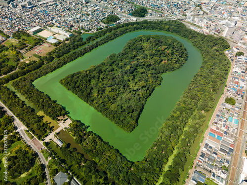 Mozu-Furuichi Kofun Group(48MP High Resolution Aerial View). photo