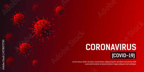 Bacteria or virus infection flu background