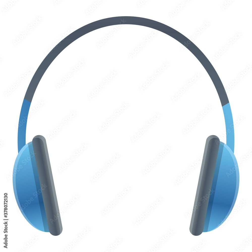 Cordless headset icon. Cartoon of cordless headset vector icon for web design isolated on white background Cordless headset icon. Cartoon of cordless headset vector icon for web design isolated on white background
