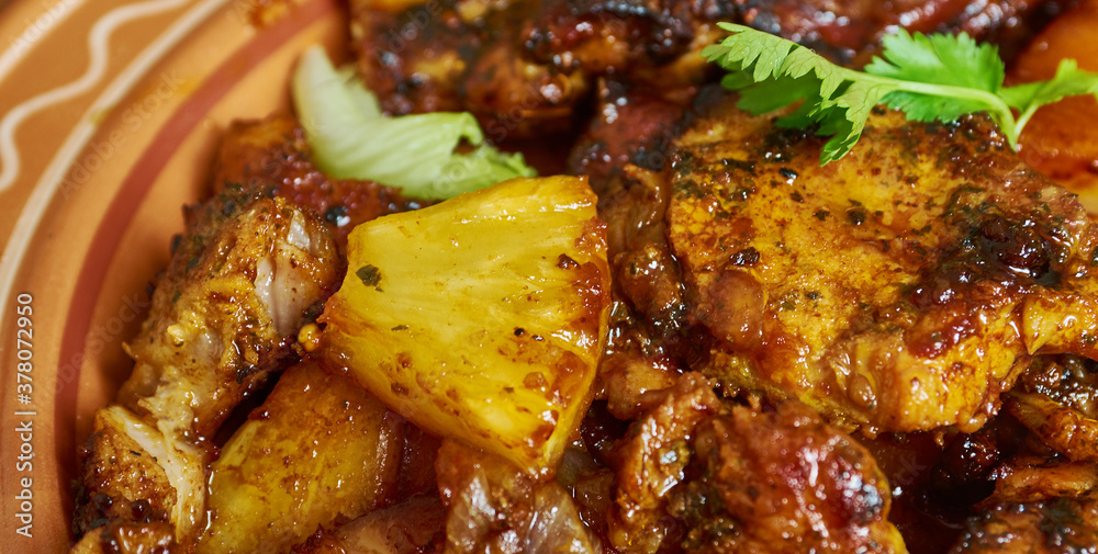 Pork caramelised pineapple adobo Pork caramelised pineapple adobo