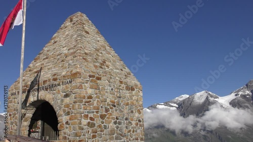 Fuscher Toerl at the Grossglockner High Alpine Road in August photo