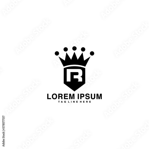 RC Logo. Letter Design Vector