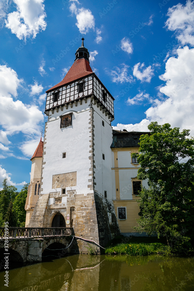 Renaissance castle Blatna near Strakonice in southern Bohemia, Czech Republic