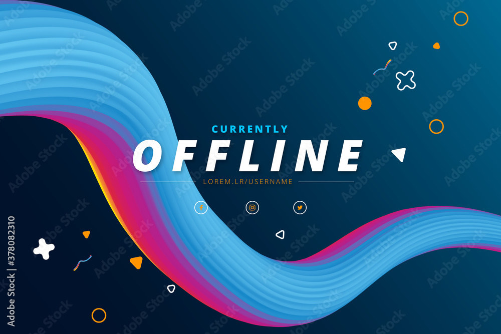 Currently Blend Offline Background - Vector Currently Blend Offline Background - Vector