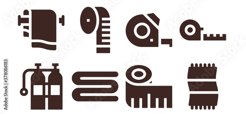 rolled icon set