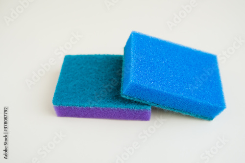 sponges for washing and cleaning in bright color