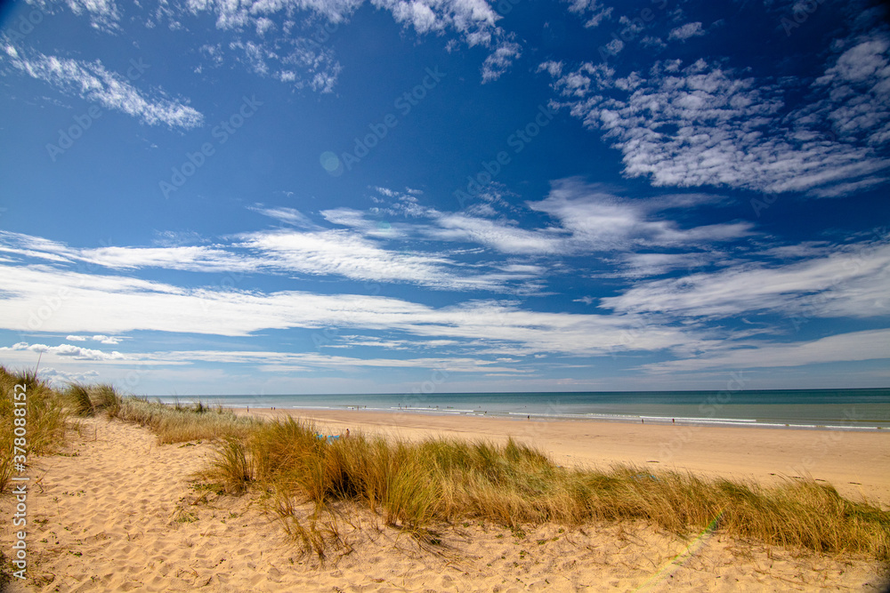 Sandy beaches and dunes in France, Motalivet Sandy beaches and dunes in France, Motalivet