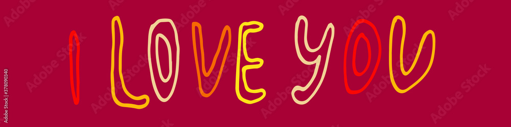 Hand drawn quotation about love. Handwritten text isolated on red background. Lettering composition for valentine's day greeting card or poster Hand drawn quotation about love. Handwritten text isolated on red background. Lettering composition for valentine's day greeting card or poster