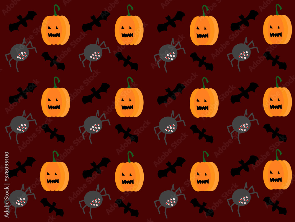 Fototapeta premium halloween seamless pattern