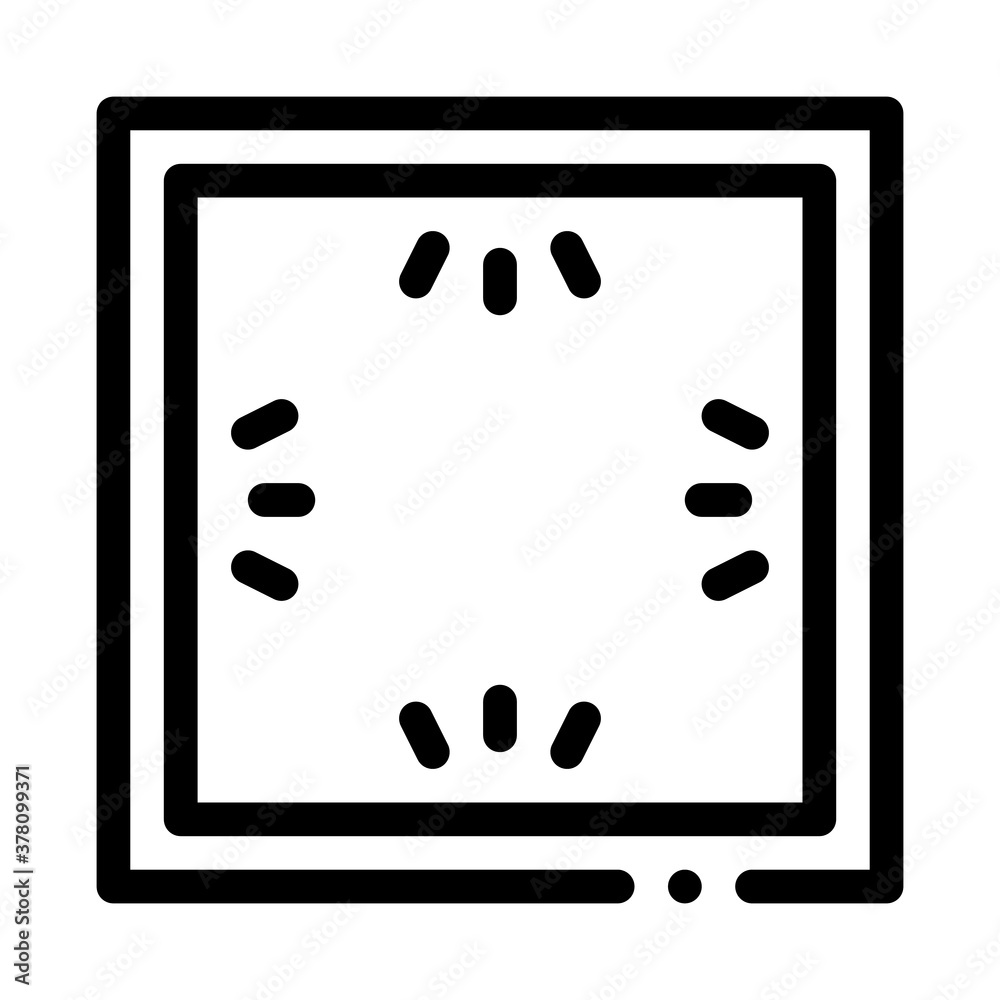 ceiling multi perimeter lighting icon vector. ceiling multi perimeter