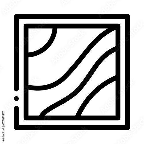 multilevel stretch ceiling icon vector. multilevel stretch ceiling sign. isolated contour symbol illustration