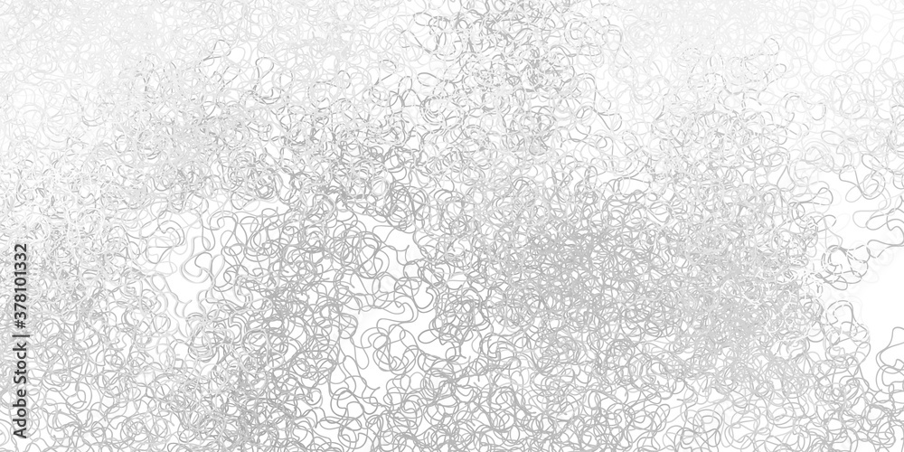 Light gray vector background with curved lines.