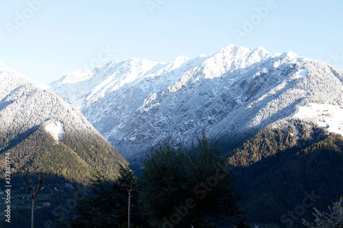 Die Texel Gruppe der Alpen. Südtirio, Italien, Europa