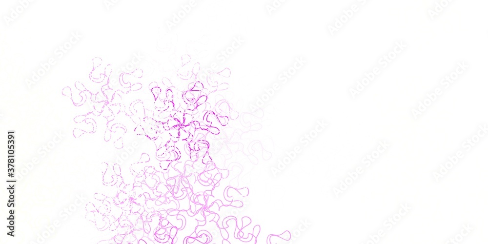 Light pink, yellow vector template with lines.