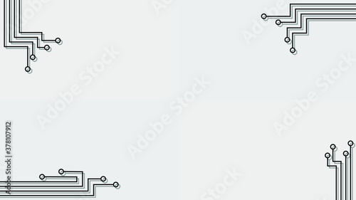 Background white with black line, Vectors