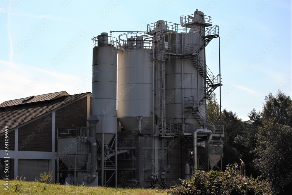 Obraz premium grain storage tanks