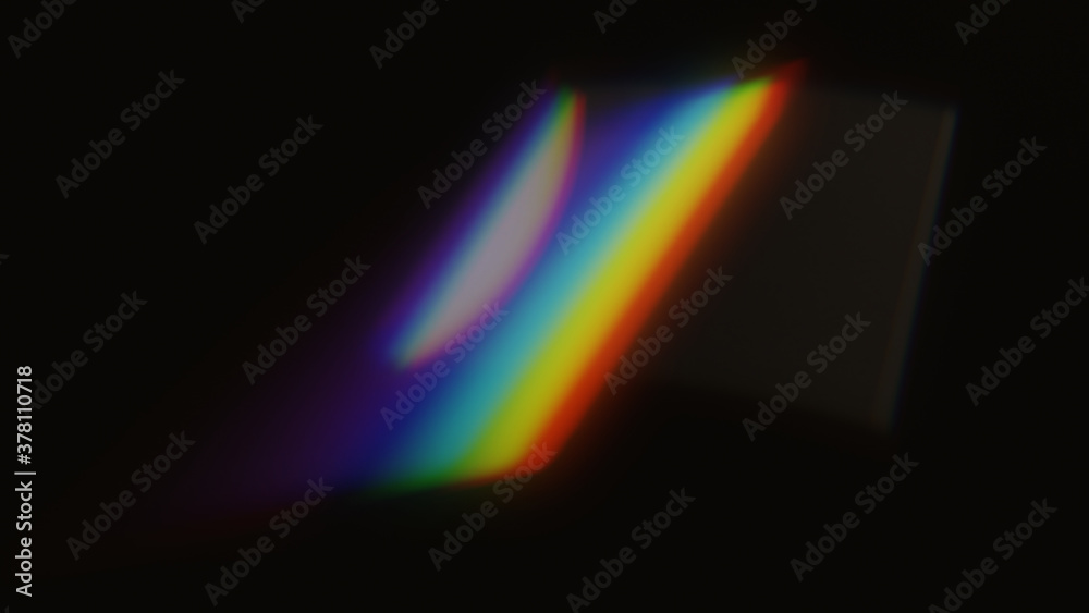 Refraction effects on a black background, used as an overlay