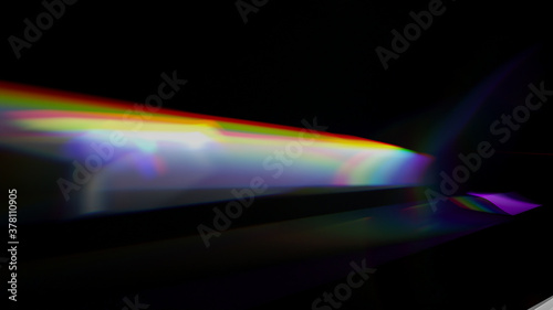 Refraction effects on a black background, used as an overlay