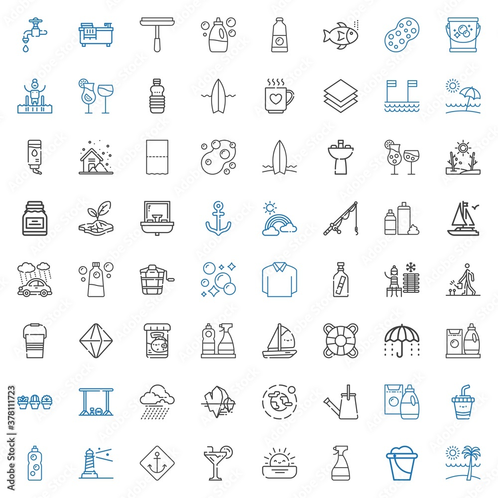 water icons set water icons set
