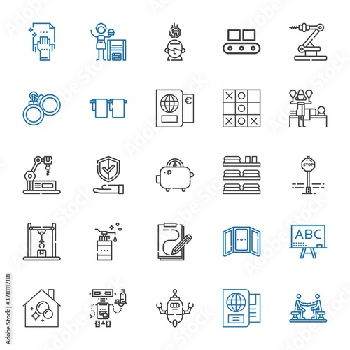 hand icons set