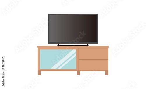 TV stand illustration