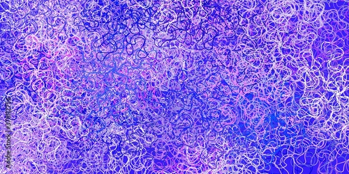 Light pink, blue vector template with lines.