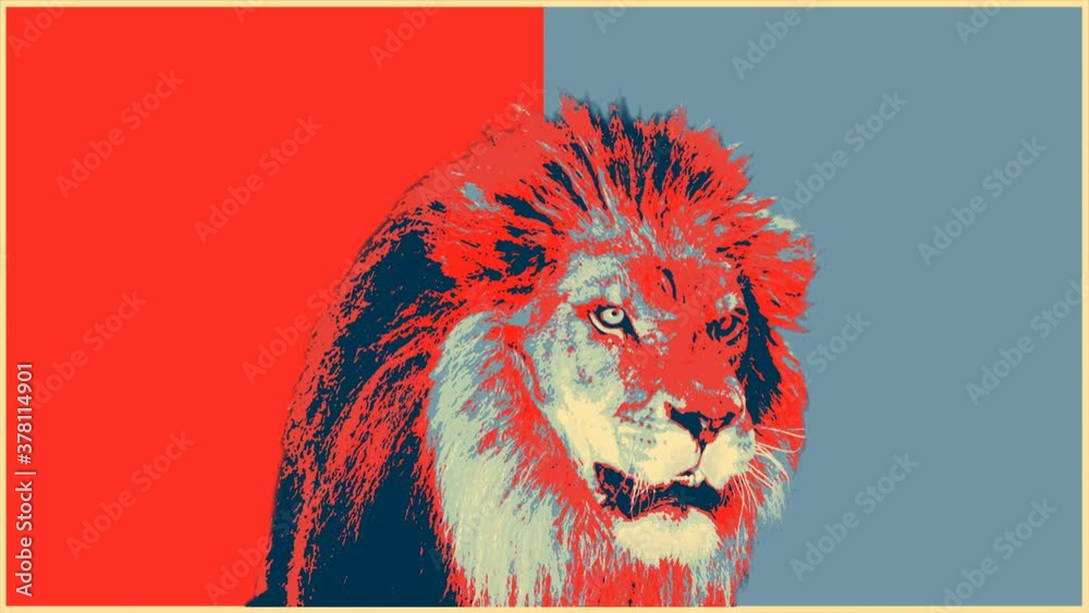 LION ROARING