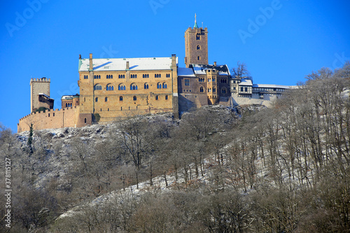 Wartburg in Eisenach. UNESCO Weltkulturerbe, Thüringen, Deutschland, Europa