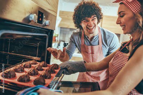 Bilde på lerret Baking With Love