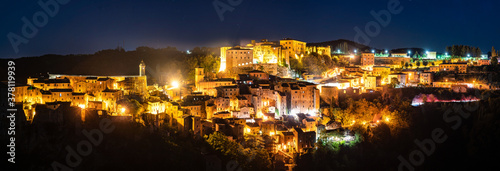 Sorano, a town in the province of Grosseto, southern Tuscany, Italy