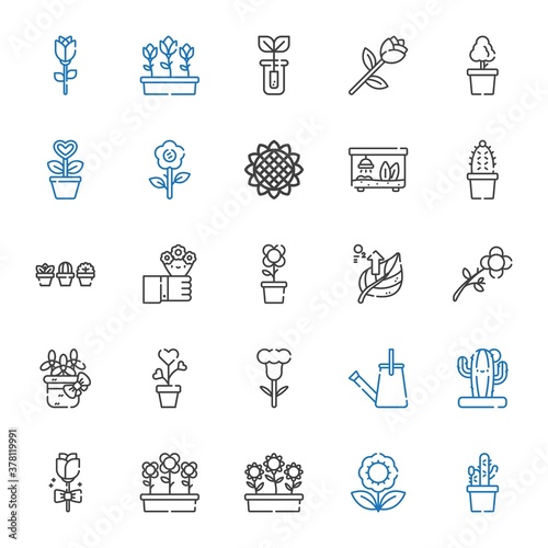 flora icons set