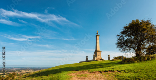 Monument on the top of Coombe Hill, Wendover, England 