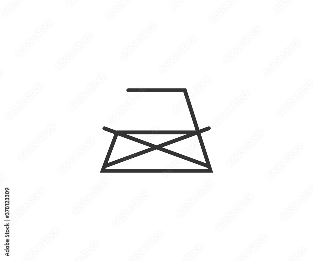 Care, iron, ironing, washing icon. Vector illustration, flat design. Care, iron, ironing, washing icon. Vector illustration, flat design.