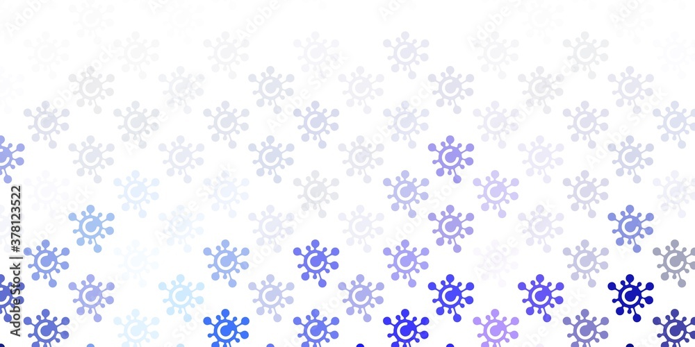 Light Purple vector pattern with coronavirus elements. Light Purple vector pattern with coronavirus elements.