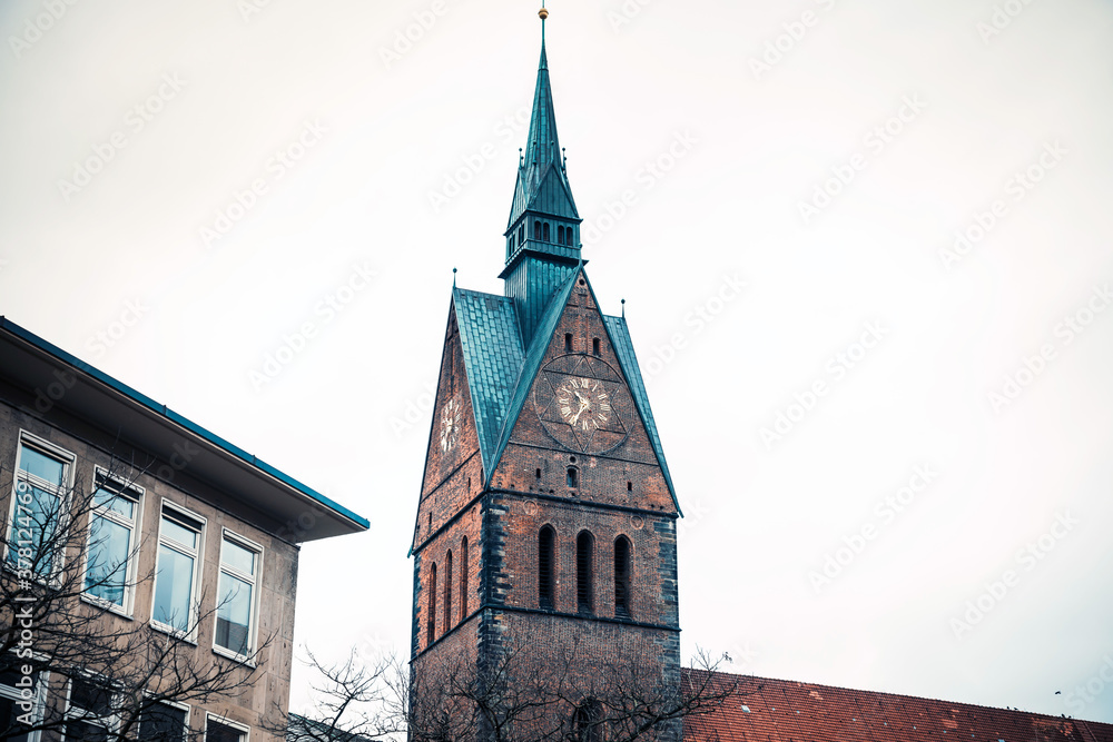 Obraz premium Traditional Cathedral building in Hannover, Germany.
