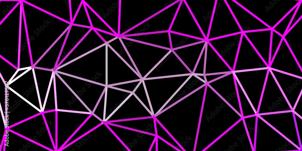 Light purple, pink vector triangle mosaic pattern. Light purple, pink vector triangle mosaic pattern.