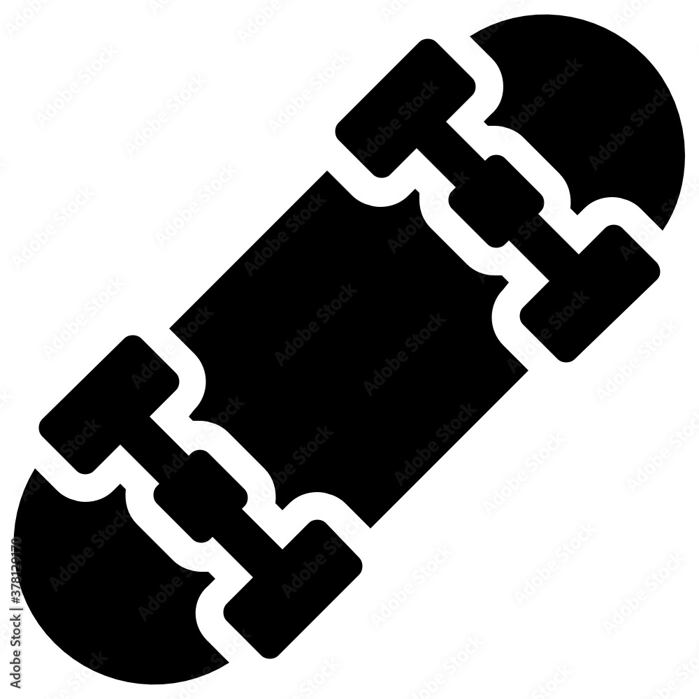 An editable vector of skateboard in modern flat style
An editable vector of skateboard in modern flat style