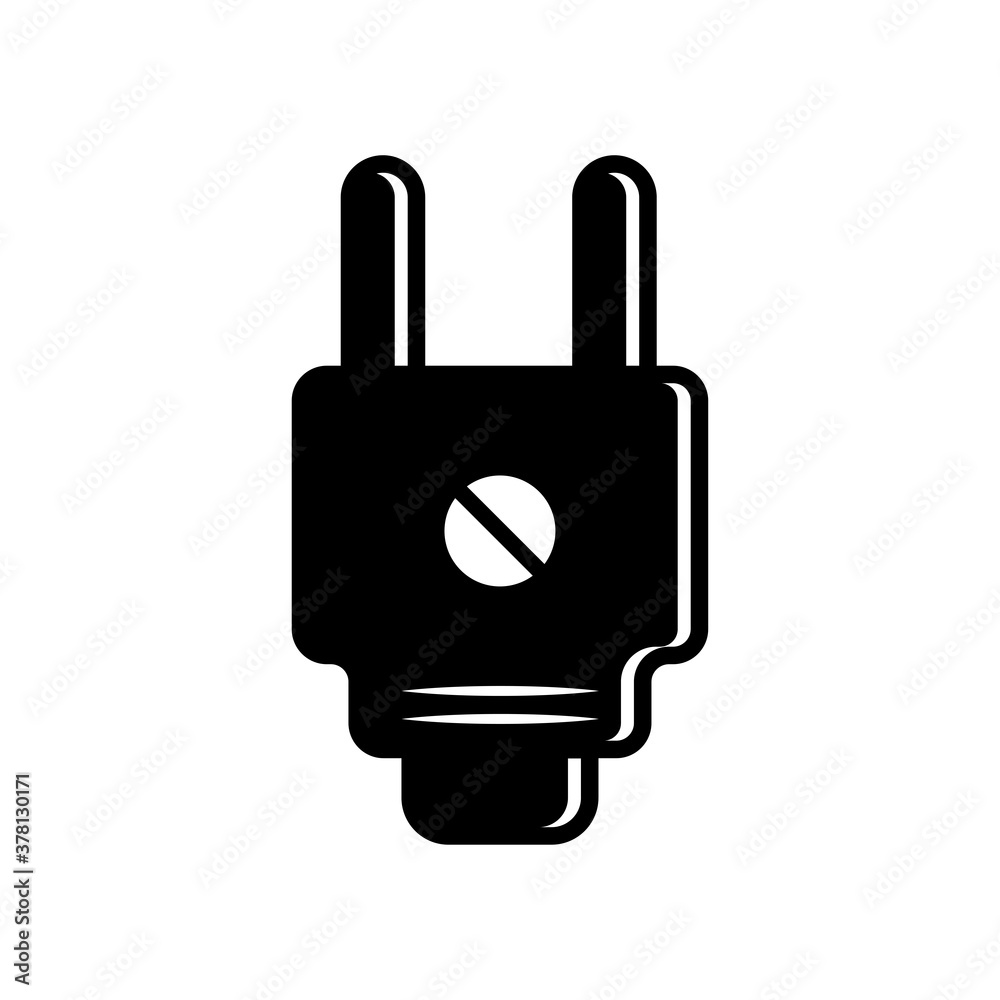 Obraz premium Electric plug icon