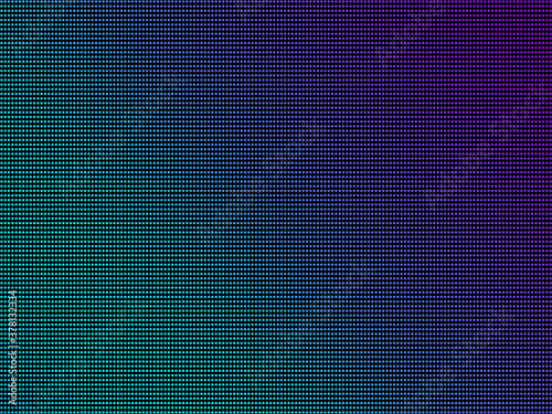  LED video wall screen texture background, blue and purple color light diode dot grid TV panel, LCD display with pixels pattern, television digital monitor