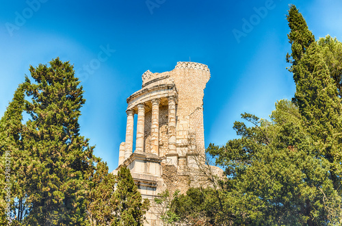 Trophy of Augustus, La Turbie, Cote d'Azur, France photo