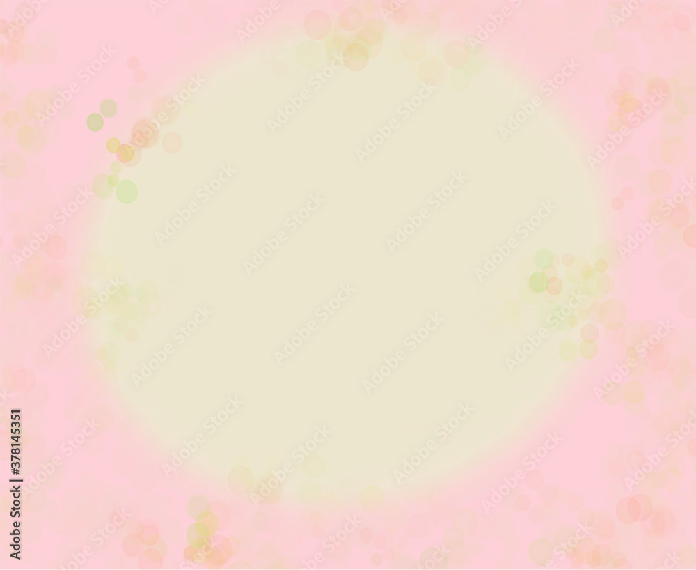 Pink and yellow blur with bokeh light can use for background. Pink and yellow blur with bokeh light can use for background.