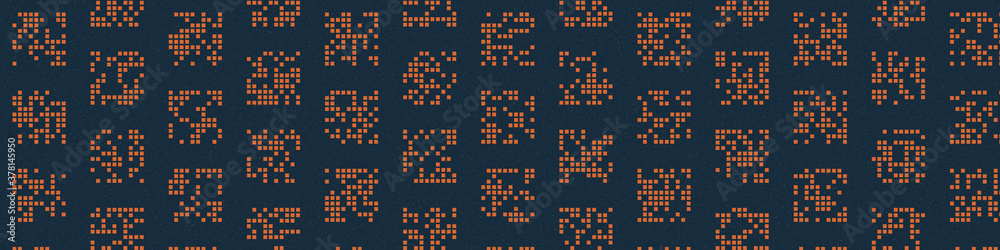 Abstract Color Halftone Dots generative art background illustration Abstract Color Halftone Dots generative art background illustration