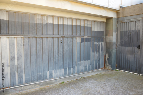 Door to a garage
